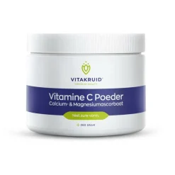 Vitakruid Vitamine C Poeder Calcium- & Magnesiumascorbaat 260 gr
