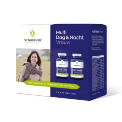 Vitakruid Vrouw Multi Dag Nacht 180 tabletten