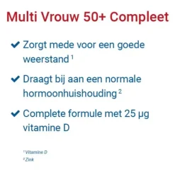 Vitalize Multi Vrouw 50+ 60 tabletten
