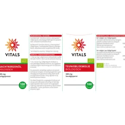 Vitals Biologische Teunisbloemolie 100 softgels