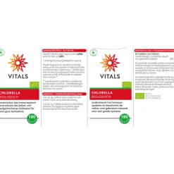 Vitals Chlorella Biologisch 180 tabletten