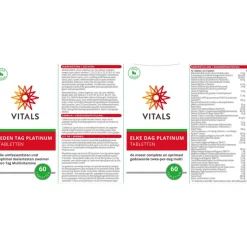 Vitals Elke Dag Platinum 60 tabletten