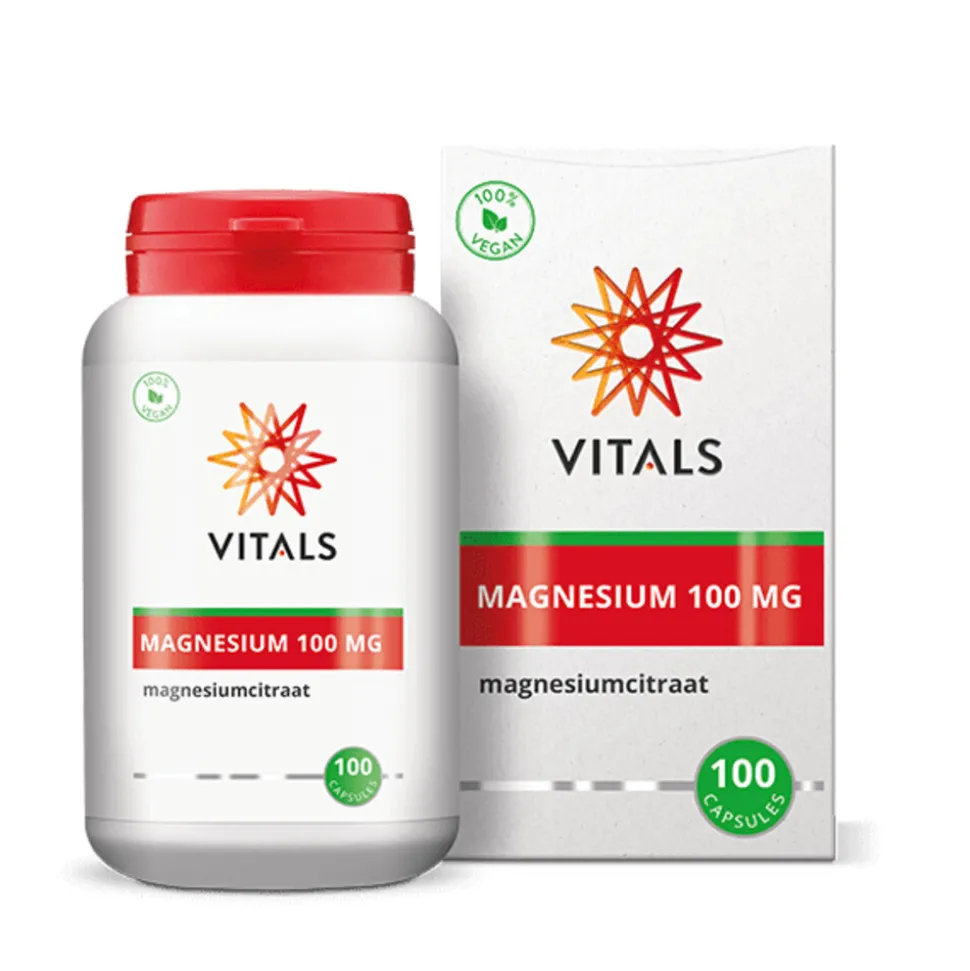 Vitals Magnesium 100mg 100 capsules