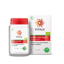 Vitals Rode Gist Rijst Bio 120 capsules