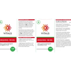 Vitals Ubiquinol 100 mg 150 capsules