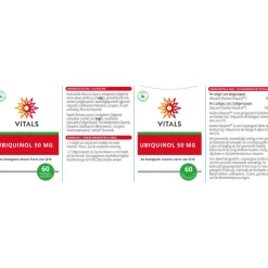 Vitals Ubiquinol 50mg 60 softgels