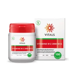 Vitals Vitamine B12 2000mcg 100 zuigtabletten