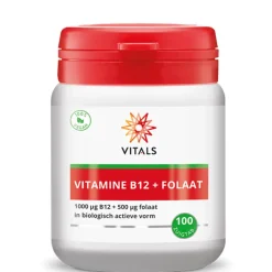 Vitals Vitamine B12 Met Folaat 100 zuigtabletten