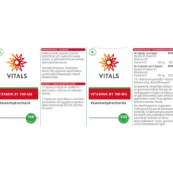 Vitals Vitamine B1 100mg 100 capsules