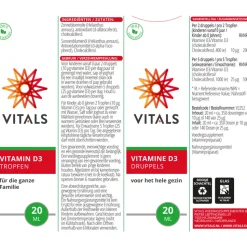Vitals Vitamine D3 Druppels 20 ml