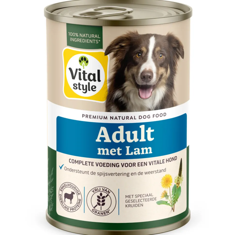 Vitalstyle Hondenvoer Bik Lam 400 gr