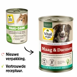 Vitalstyle Hondenvoer Blik Maag & Darm 400 gr
