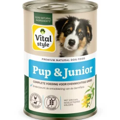 Vitalstyle Hondenvoer Blik Puppy - Junior 400 gr