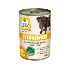 Vitalstyle Hondenvoer Blik Overgewicht 400 gr