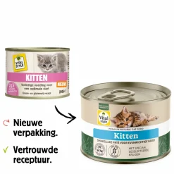Vitalstyle Kattenvoer Blik Kitten 200 gr