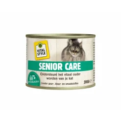 Vitalstyle Kattenvoer Blik Senior 200 gr