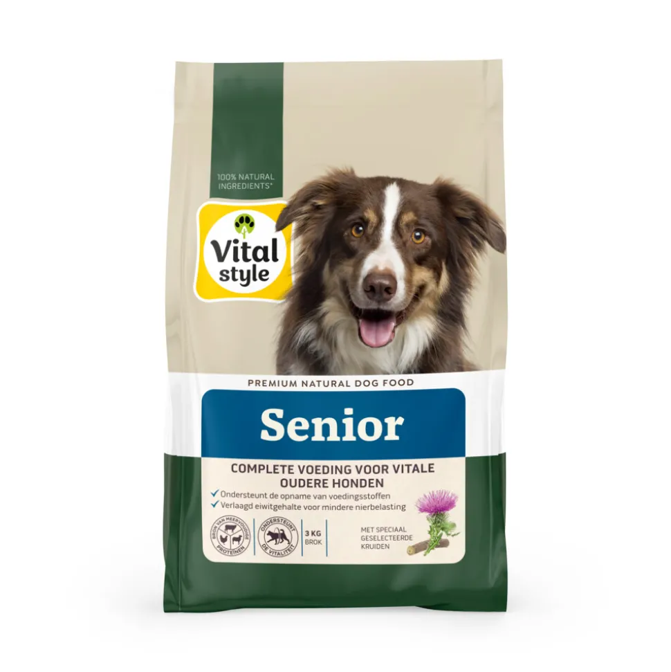 Vitalstyle Senior Hondenvoer 3 kg