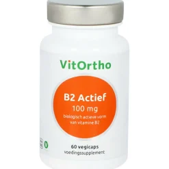 Vitortho Vitamine B2 Actief 60 vegacapsules