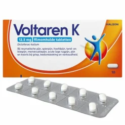 Voltaren K 12,5 mg 10 tabletten