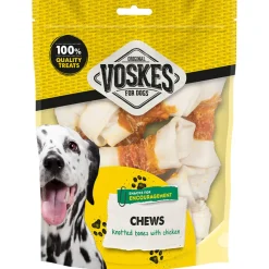 Voskes Blanke Kauwknopen Met Kip 10 stuks