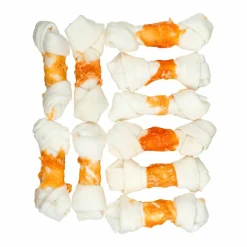 Voskes Blanke Kauwknopen Met Kip 10 stuks