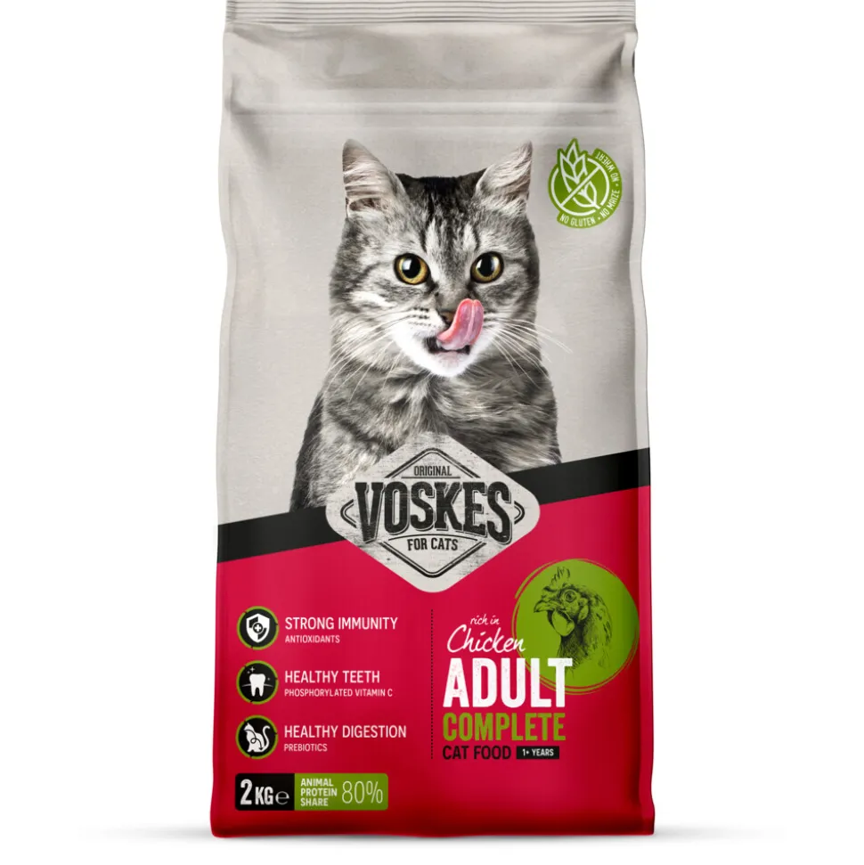 Voskes Kattenbrokken Adult Kip 2 kg