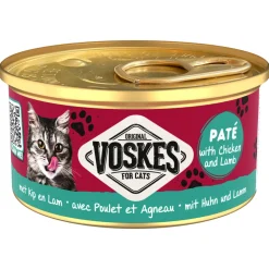 Voskes Kattenvoer Nat Paté Kip & Lam 85 gr