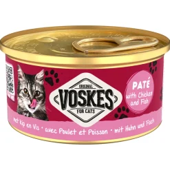 Voskes Kattenvoer Nat Paté Kip & Vis 85 gr