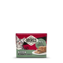 Voskes Original Paté Kitten Kip & Wortelen 8 x 95 gr