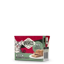 Voskes Original Paté Kitten Kip & Wortelen 8 x 95 gr