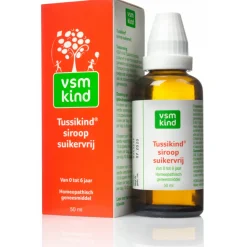 VSM Tussikind Siroop Suikervrij 50 ml