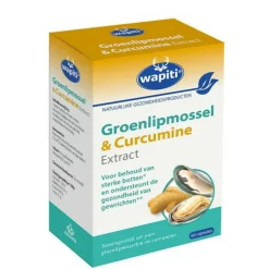 Wapiti Groenlipmossel Curcum 60 capsules