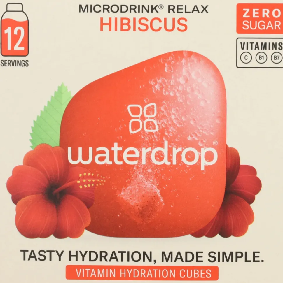 Waterdrop Microdrink Hydratatieblokjes Relax 12 stuks