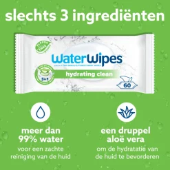 WaterWipes Billendoekjes Hydrating 12x60 = 720 stuks