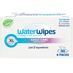 WaterWipes Volwassen Doekjes Sensitive 6x30 = 180 stuks
