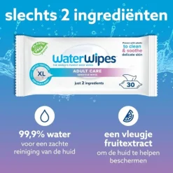 WaterWipes Volwassen Doekjes Sensitive 6x30 = 180 stuks