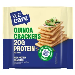 WeCare High Protein Crackers Quinoa 100 gr