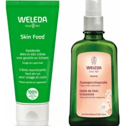 Weleda Voordeelset Mama - Zwangerschapsolie en Skin Food Creme Pakket