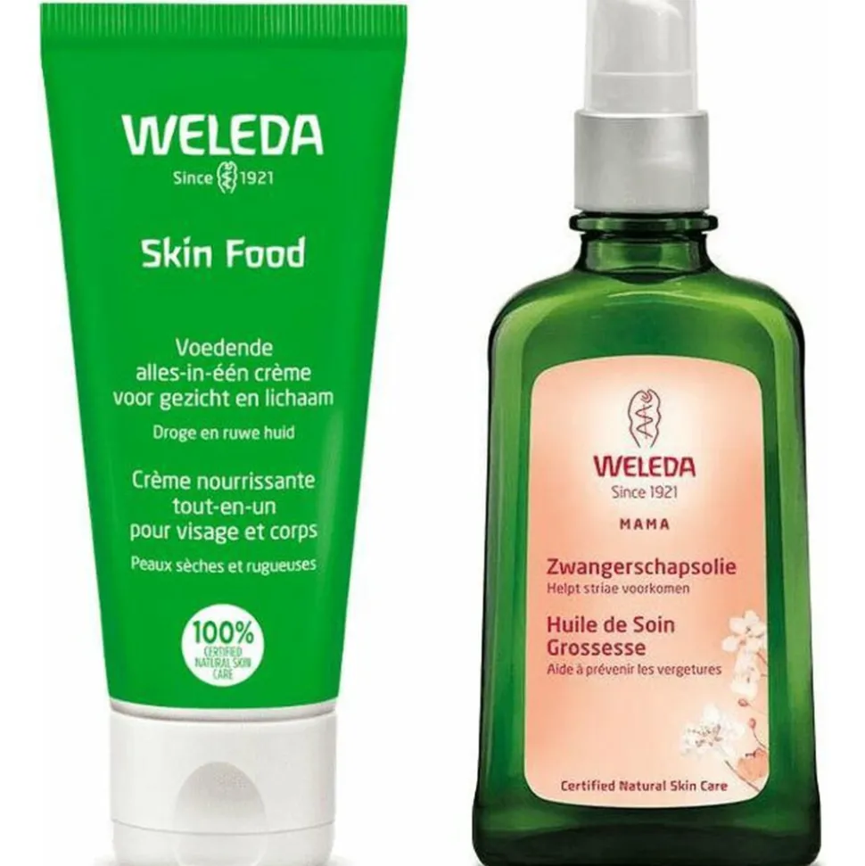 Weleda Voordeelset Mama - Zwangerschapsolie en Skin Food Creme Pakket