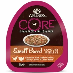 Wellness Core Hondenvoer Small Savoury Medleys Kip - Kalkoen 85 gr
