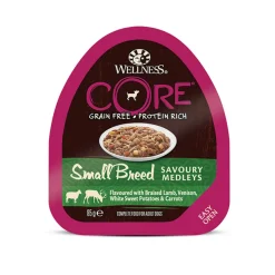 Wellness Core Hondenvoer Small Savoury Medleys Lam - Hert 85 gr