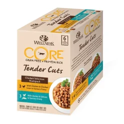 Wellness Core Kattenvoer Tender Cuts Selection 6-pack Kip 6 x 85 gr