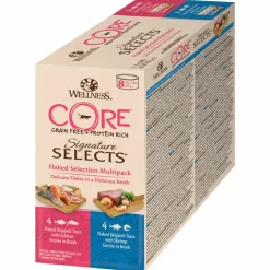 Wellness Core Kattenvoer Signature Selects Flaked 8-pack 8 x 79 gr