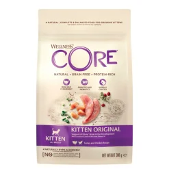 Wellness Core Kattenvoer Kitten Kalkoen - Zalm 300 gr