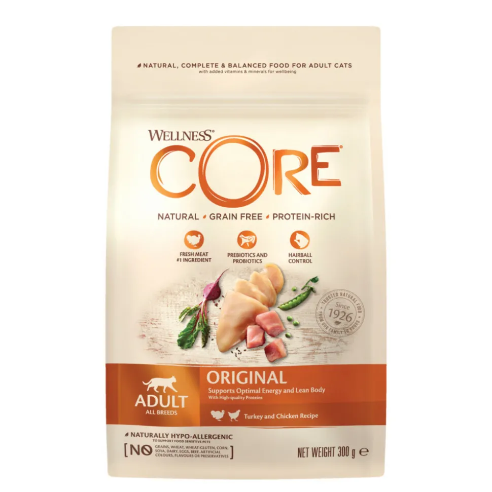 Wellness Core Kattenvoer Original Kalkoen - Kip 300 gr