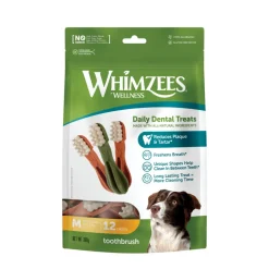Whimzees Hondensnack Tandenborstel Medium 12 stuks