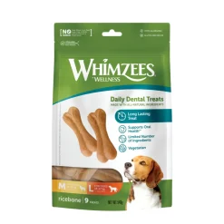 Whimzees Rice Bone Voordeelverpakking 9 stuks