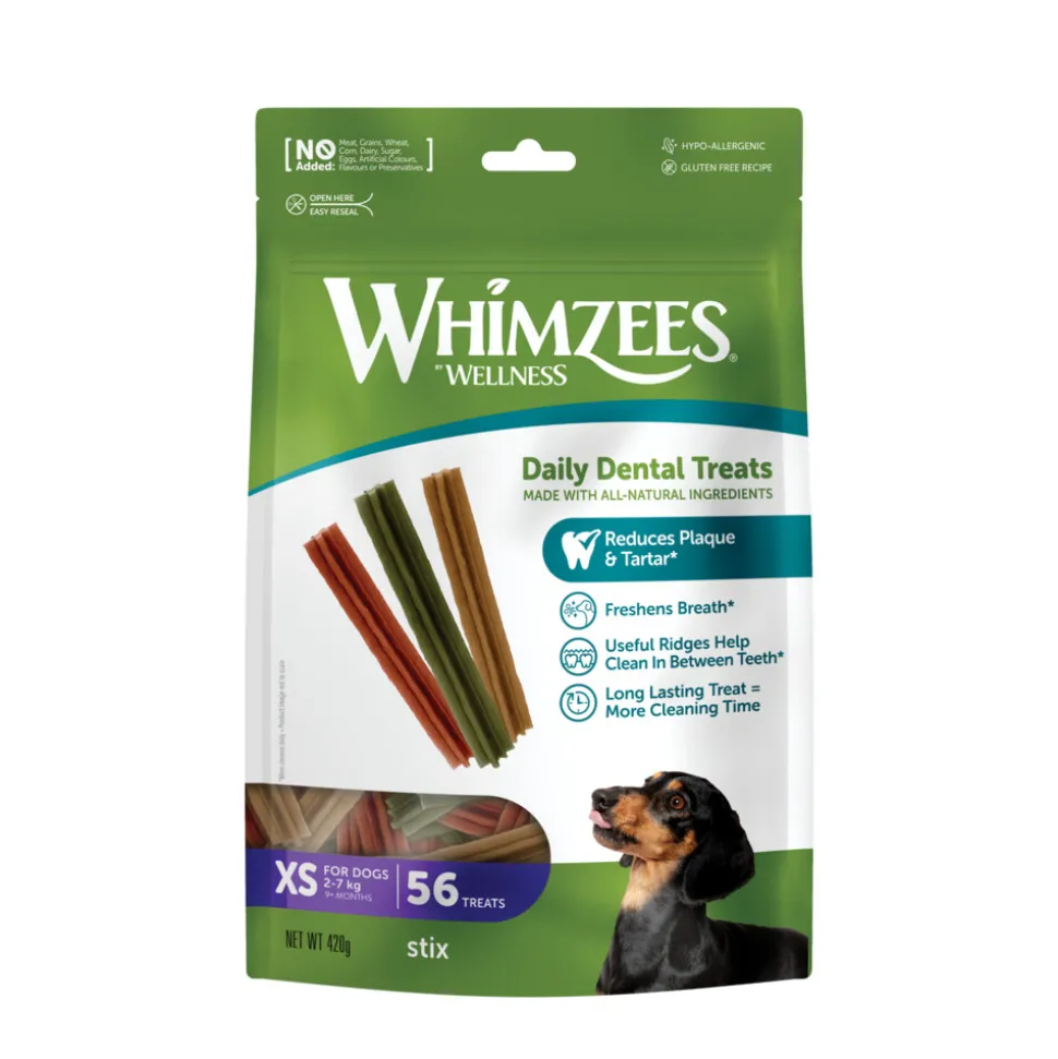 Whimzees Stix XS Voordeelverpakking 56 stuks