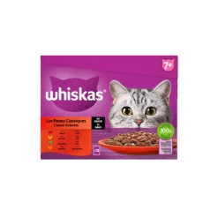 Whiskas Multipack Senior Classic Selectie in Saus 12 x 85 gr