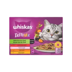 Whiskas Tasty Mix Adult Keuze van de Chef in Saus Multipack 12 x 85 gr